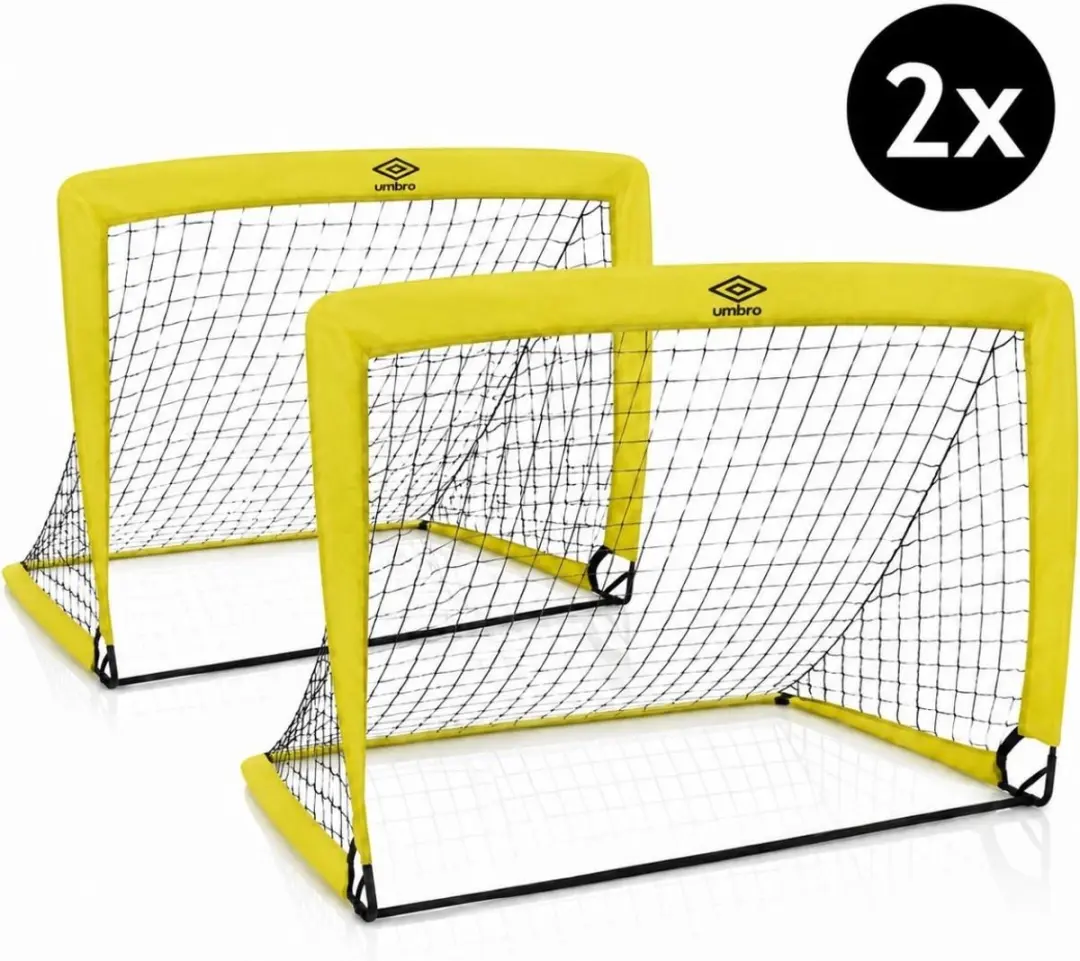 Umbro Pop-Up Voetbaldoel Set 2x