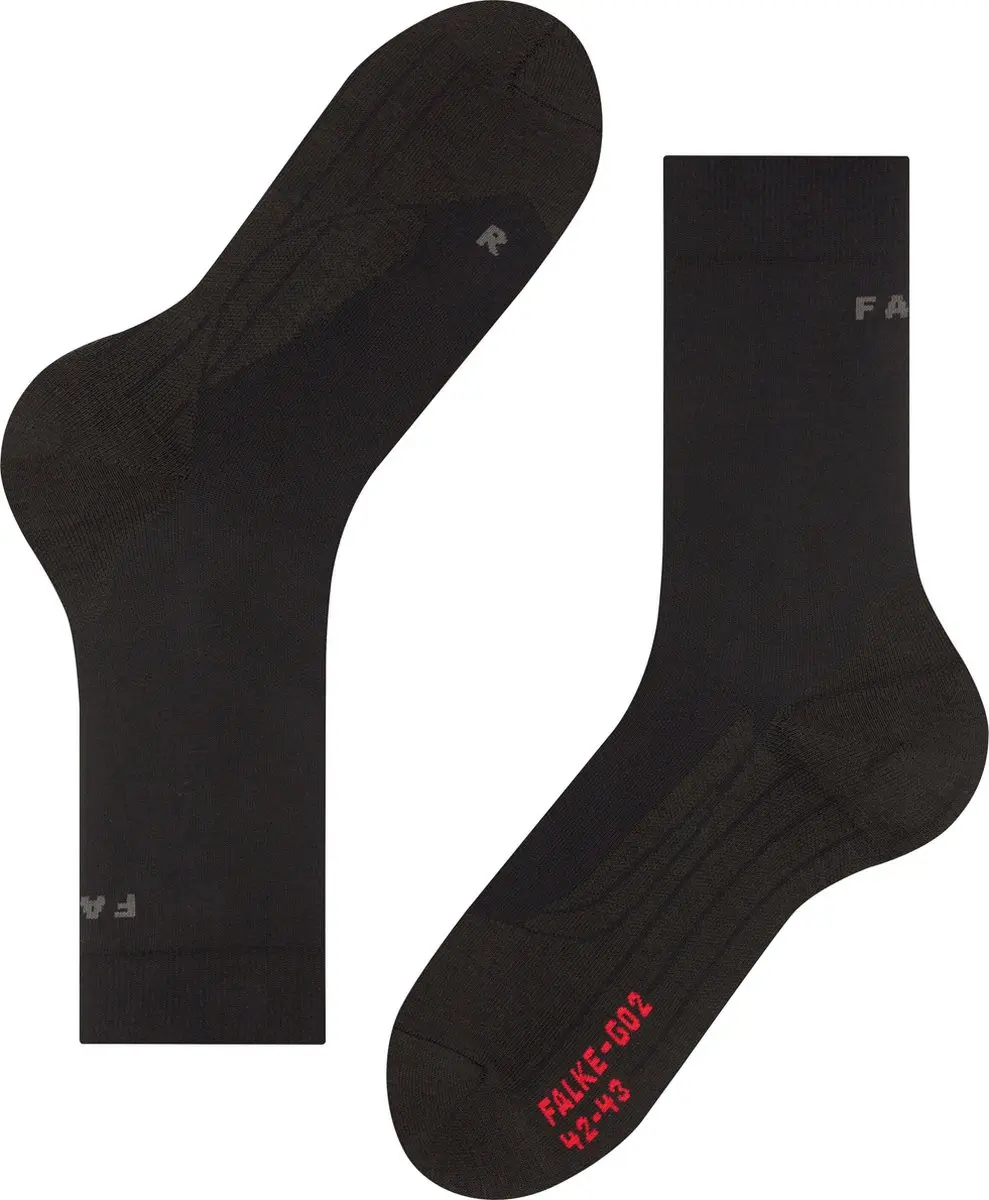 Falke GO2 Golfsokken Heren - Anti-blaar - Zwart - Maat 46-48