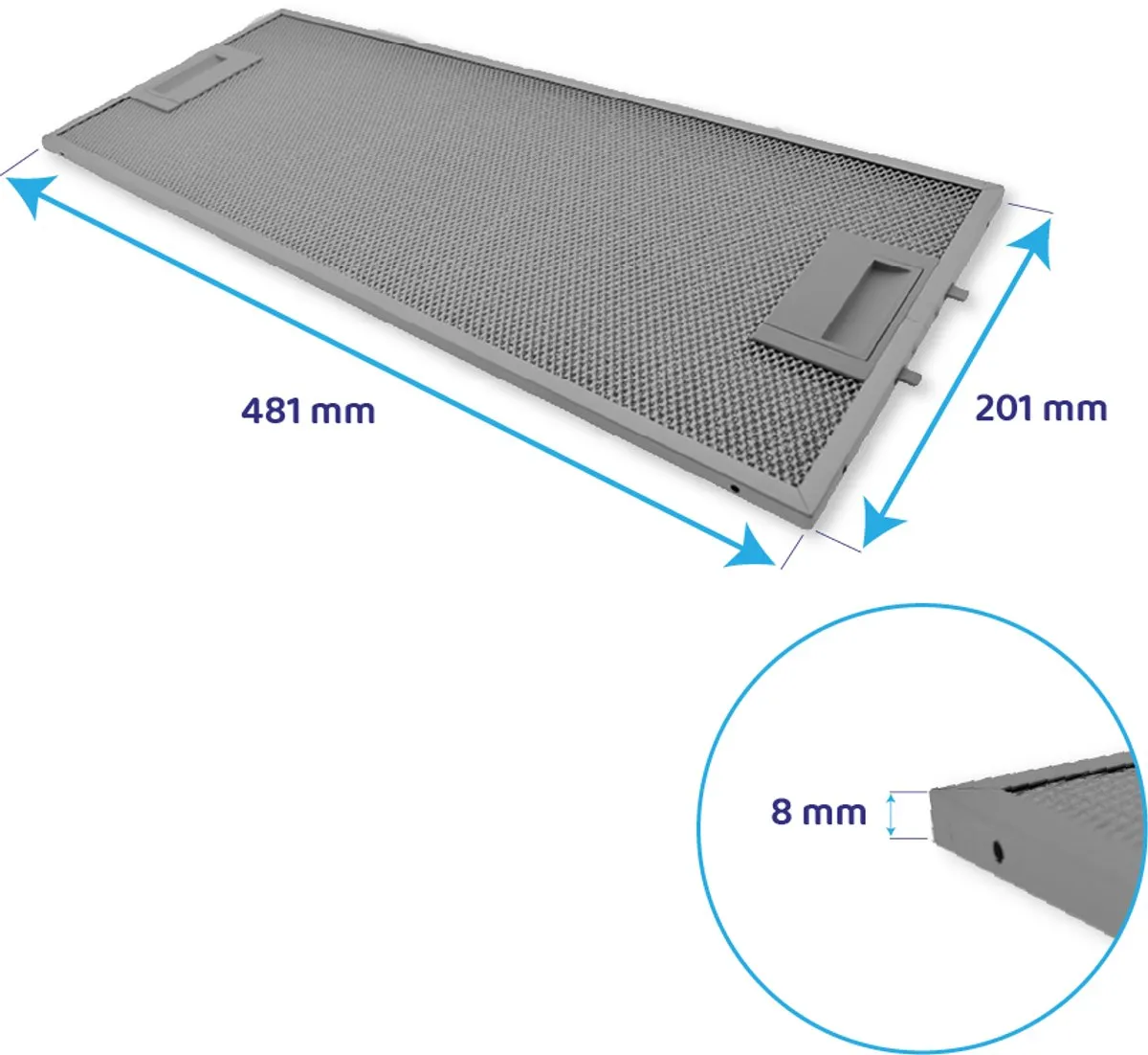 Bosch Siemens Metaalfilter 11022473