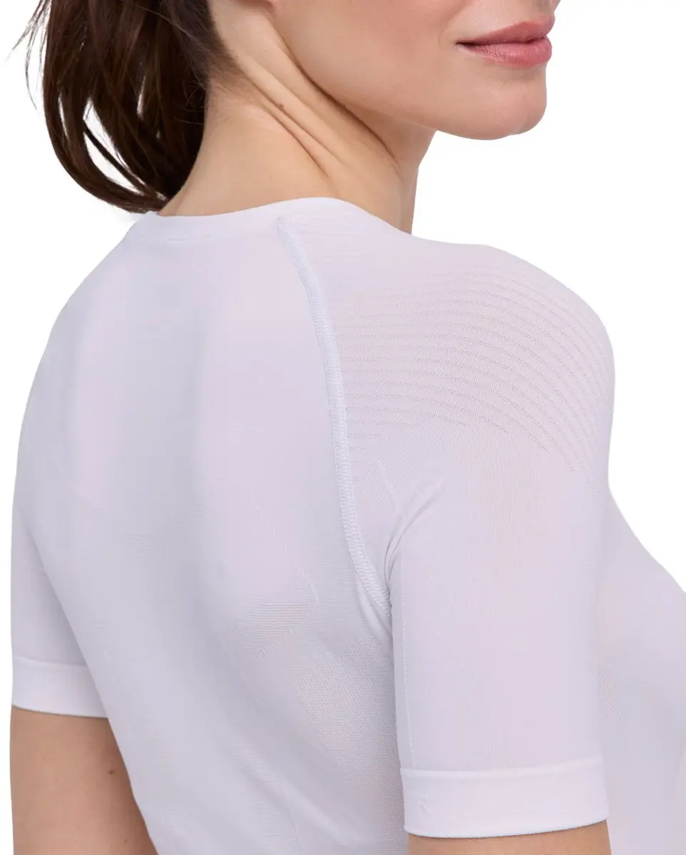 Falke 39162 Warm Shortsleeved Shirt - Dames - M - Wit