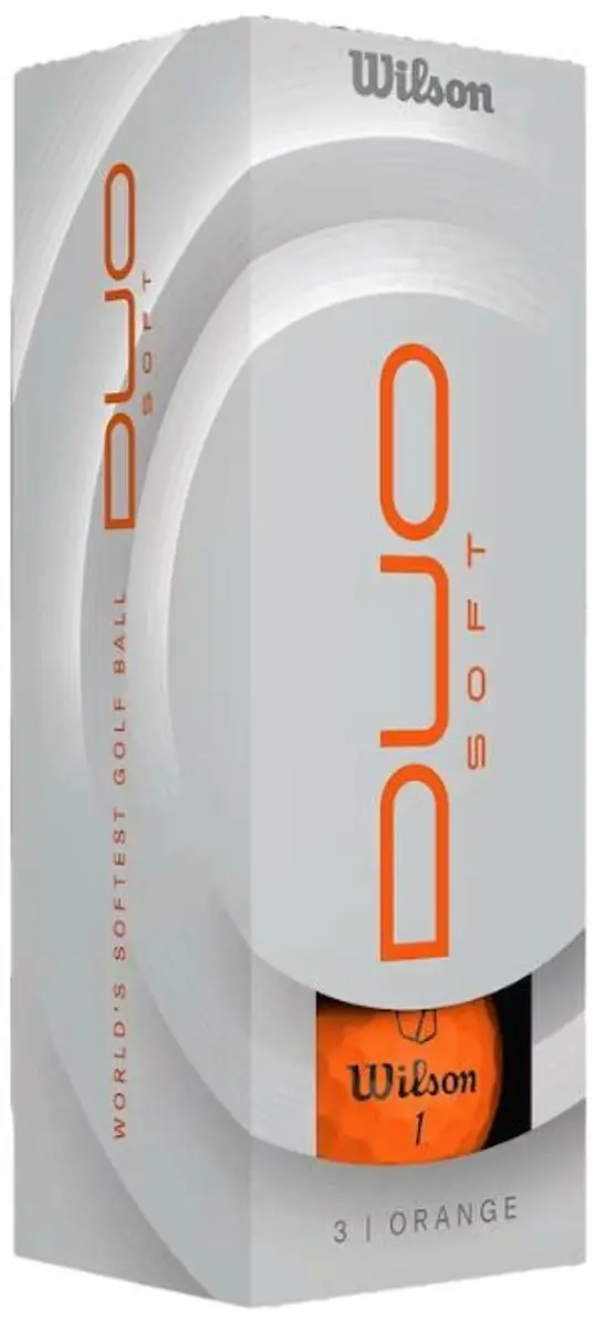 Wilson Staff Duo Soft Golfballen - 12 Stuks - Oranje