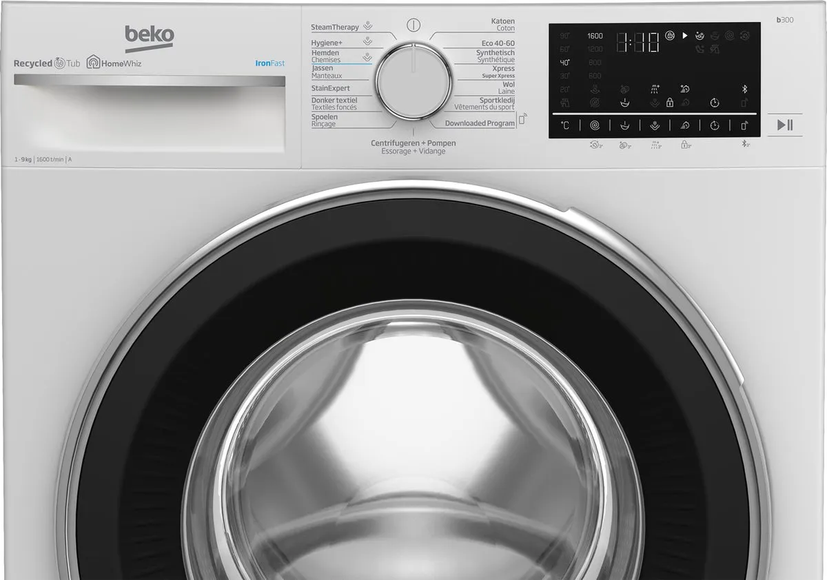Beko B3WT59610W Wasmachine 9 kg - Wit