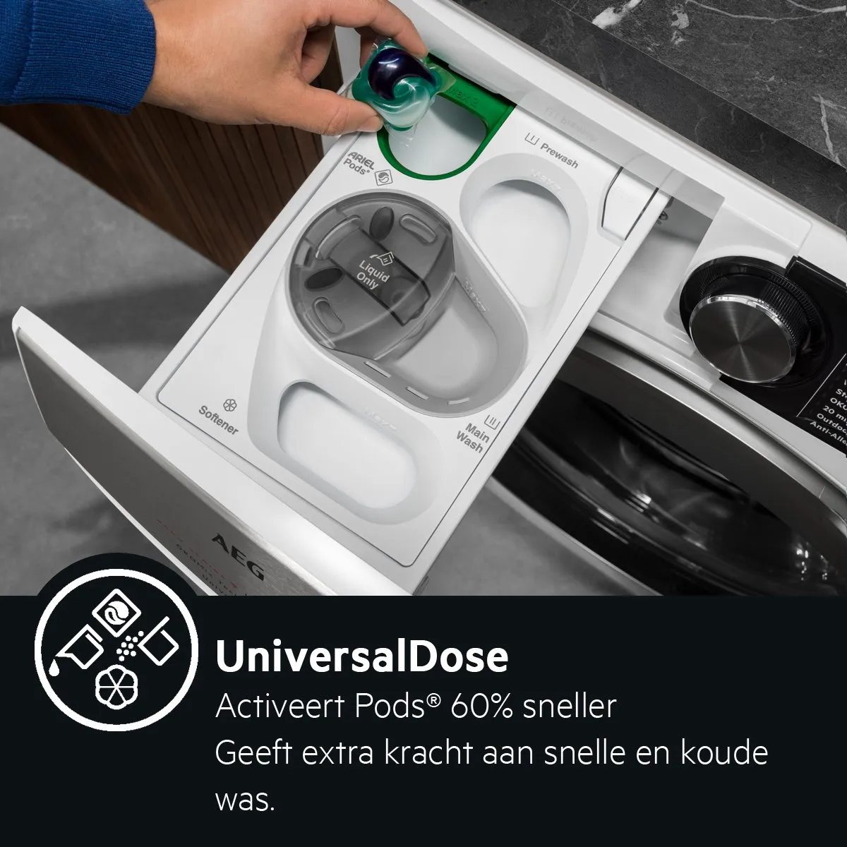 AEG L8FE8000V ÖKOMix Wasmachine 9kg - Wit