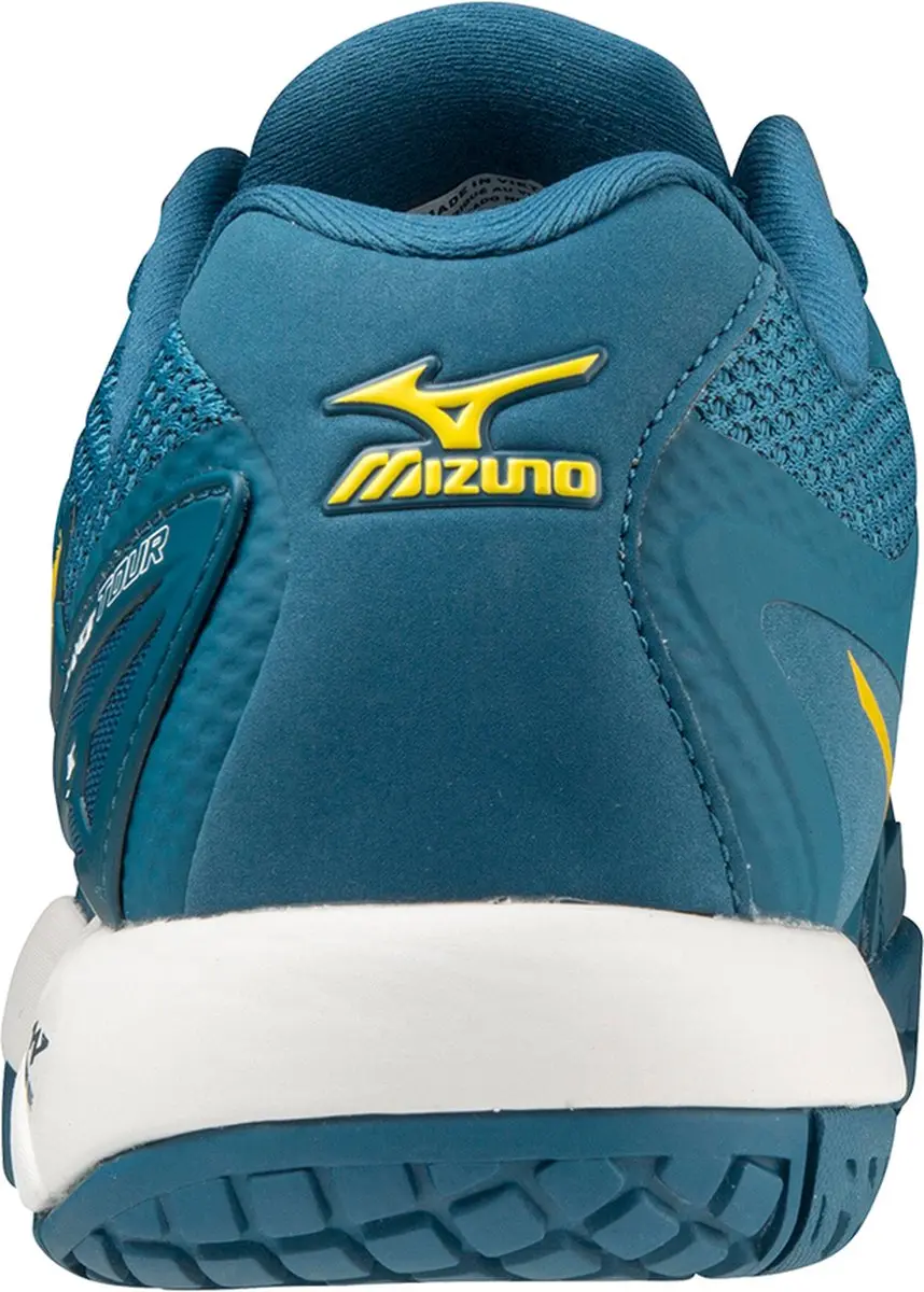 Mizuno Wave Intense Tour 5 AC Tennisschoenen 44.5 - Blauw/Geel