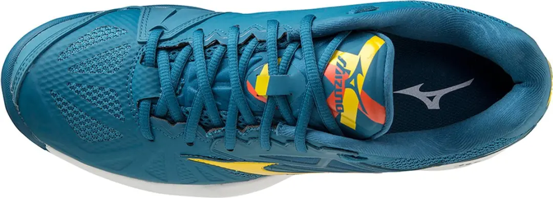 Mizuno Wave Intense Tour 5 AC Tennisschoenen 44.5 - Blauw/Geel