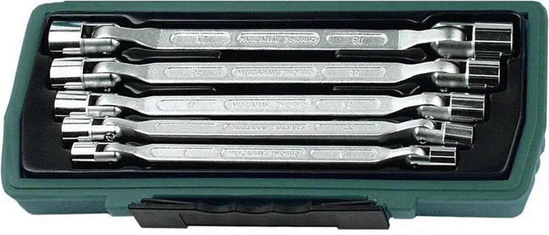 Brüder Mannesmann 19821 Dubbele Kniesleutelset - 10-delig