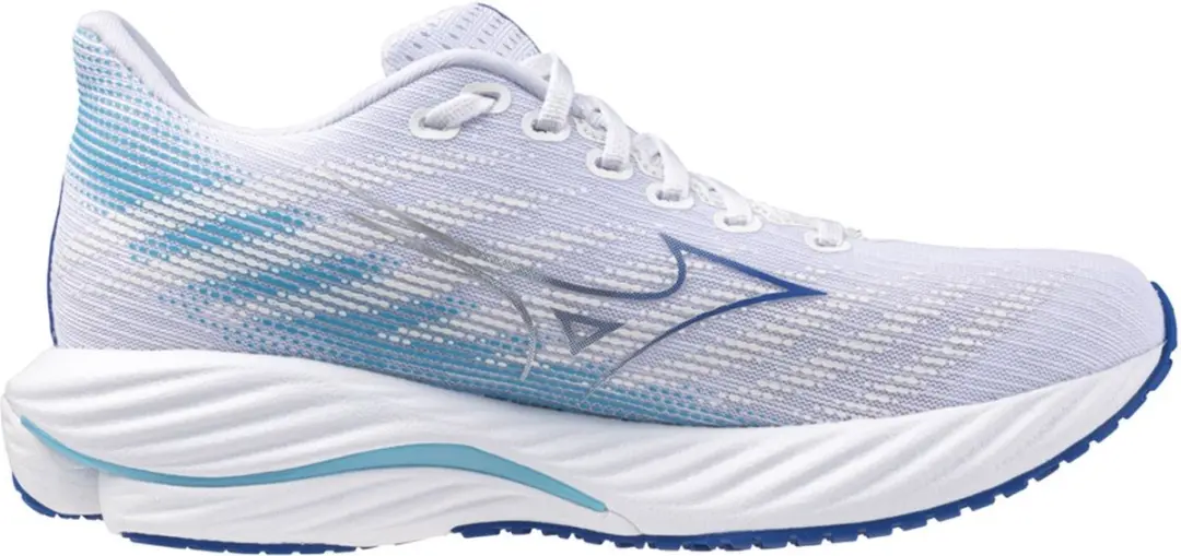 Mizuno Wave Rider 28 Sportschoenen Vrouwen 39 - Wit/Blauw