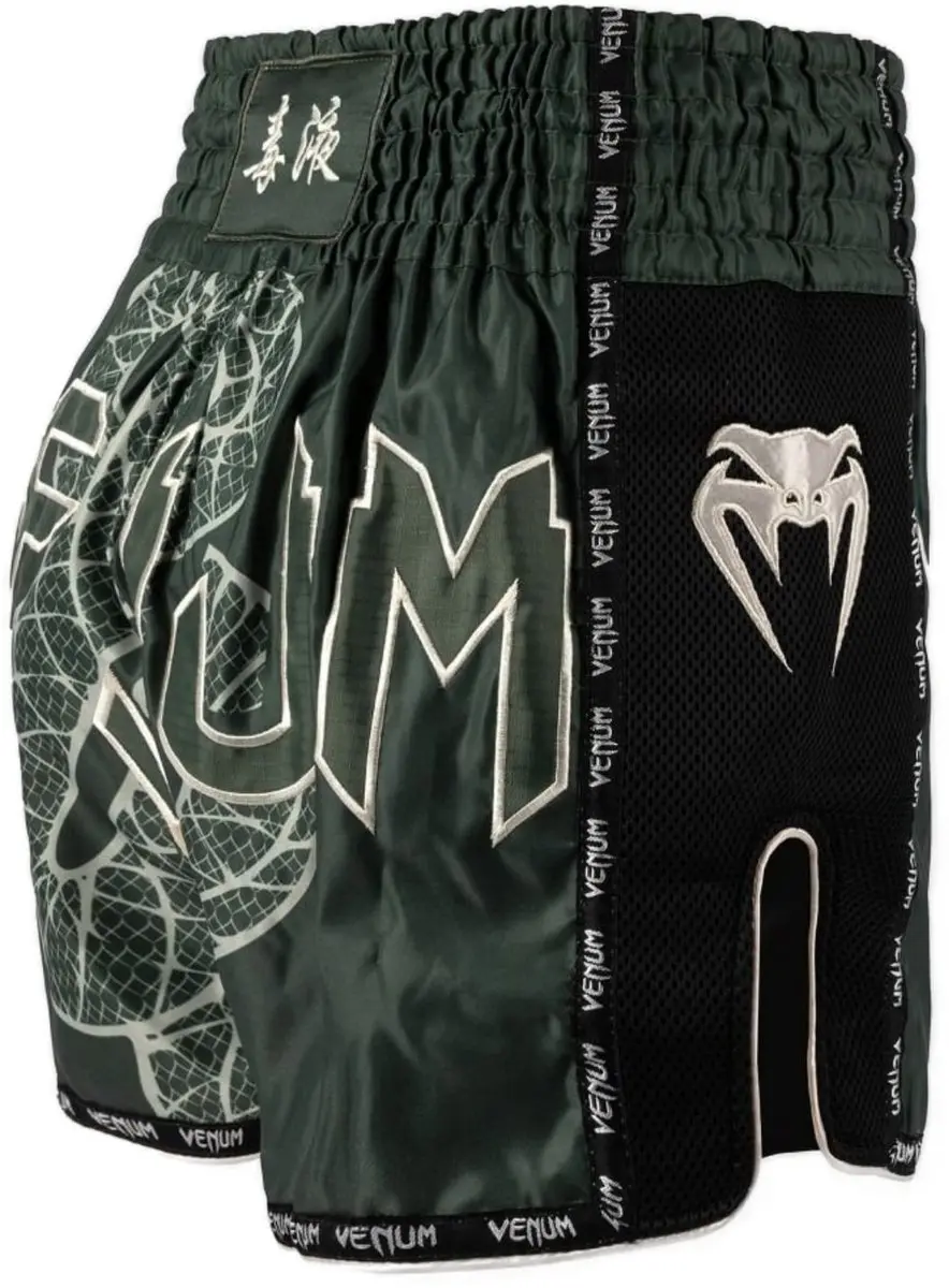 Venum Serpenti Muay Thai Shorts L - Kaki Brons Ivoor