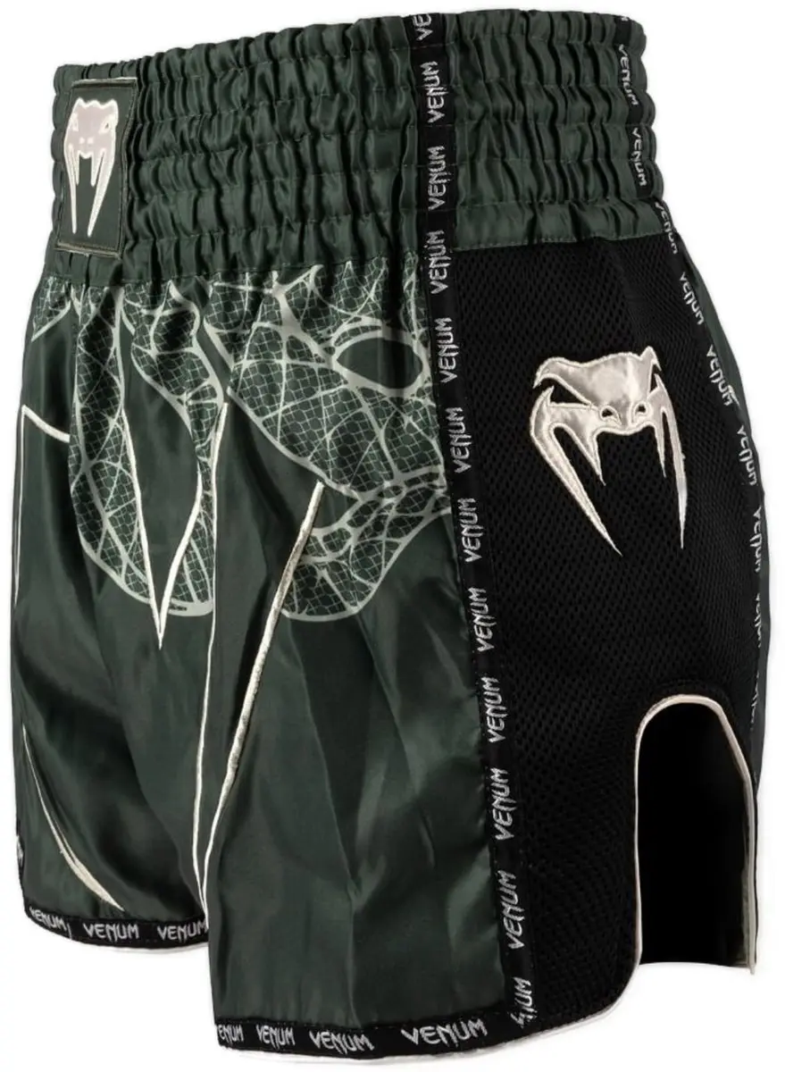 Venum Serpenti Muay Thai Shorts L - Kaki Brons Ivoor