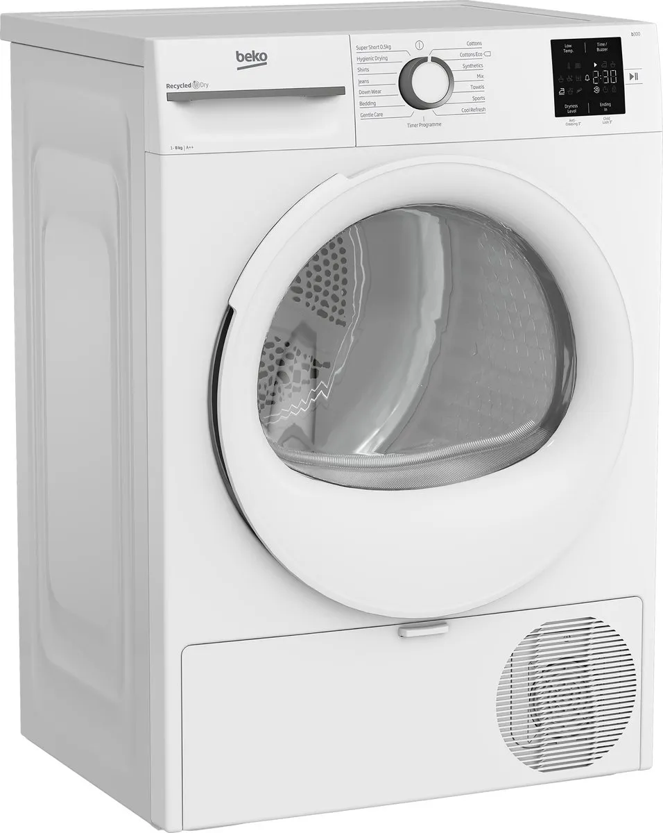 Beko BM3T3822NW Vrijstaande Wasdroger 8 kg - Wit - afbeelding 6 van 6
