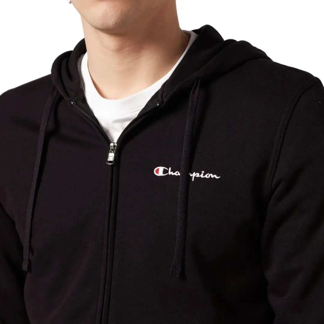 Champion Full Zip Hoodie Heren - XL - Zwart