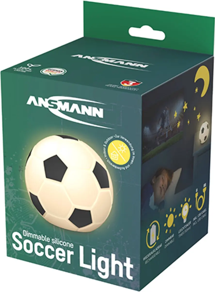 Ansmann Voetballamp USB RGB - Meerkleurig - afbeelding 2 van 4