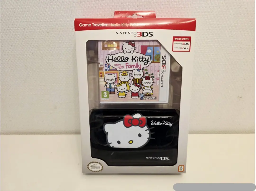Bigben Hello Kitty Happy Family Opberghoes - 2DS/3DS