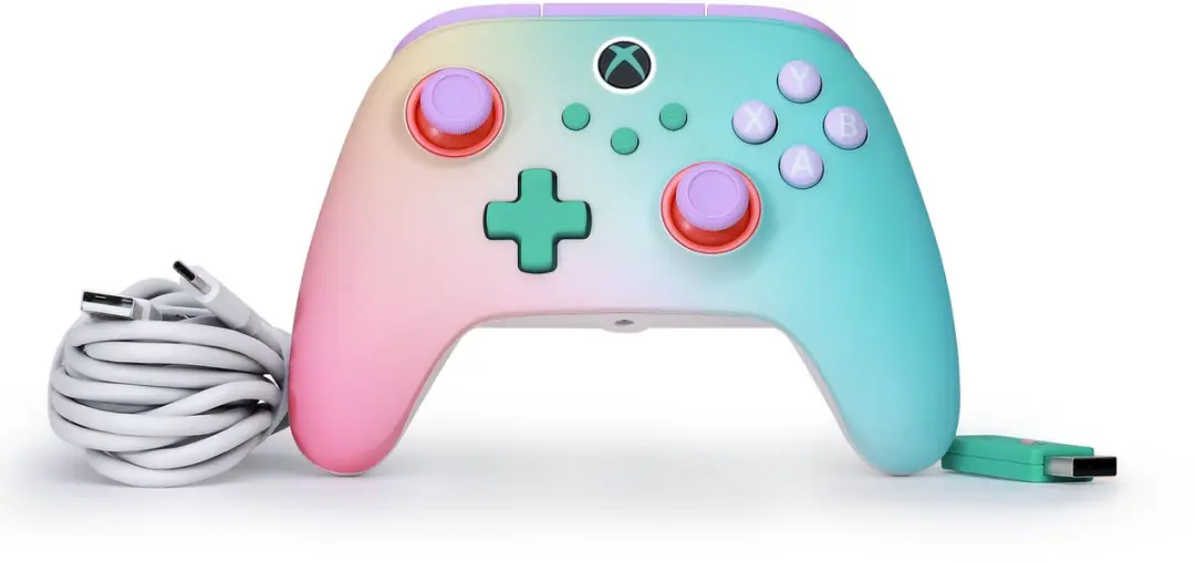 POWERA Advantage Draadloos Controller XBGP0566 - Xbox Series X|S - Blauw/Roze