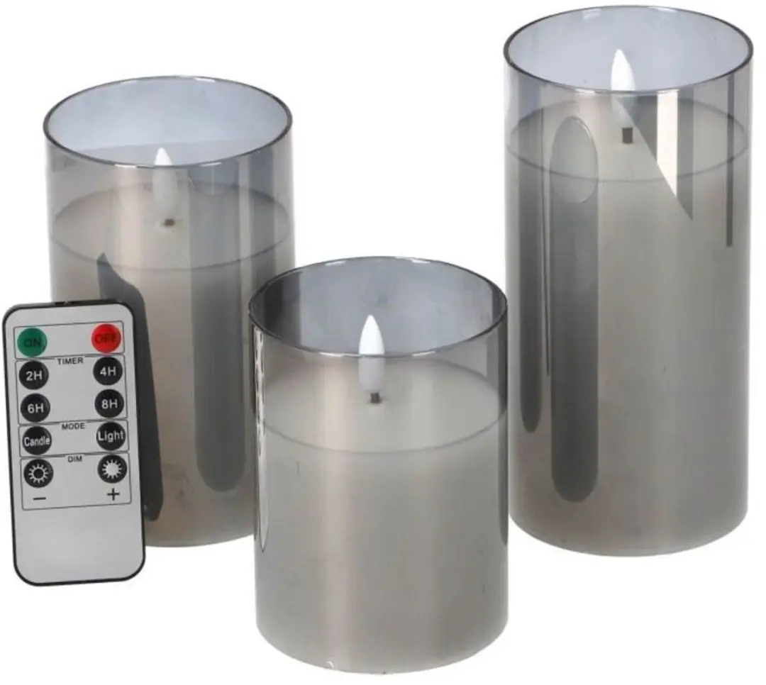 Daily Home LED Kaarsen Set 3 Stuks - Meerkleurig - afbeelding 3 van 3