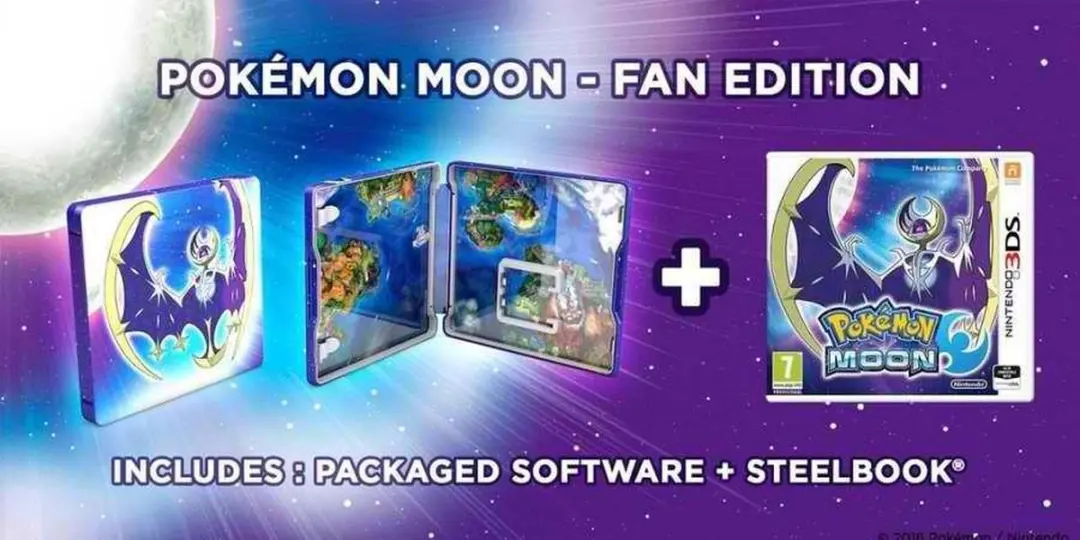 Nintendo Pokémon Moon SteelBook 3DS