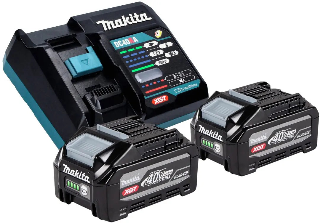 Makita Power Source Kit 2x BL4040 40V 4.0Ah XGT + DC40RA-lader