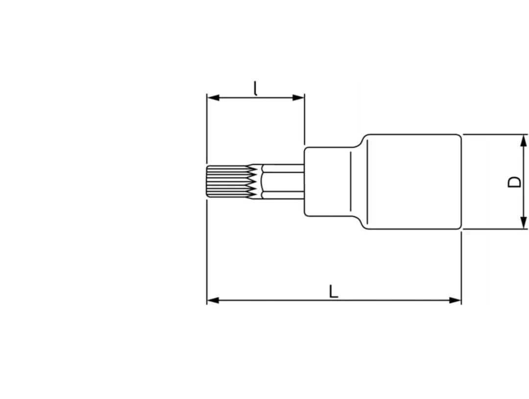 Bahco XZN Opslagsleutel 1/2" 8mm