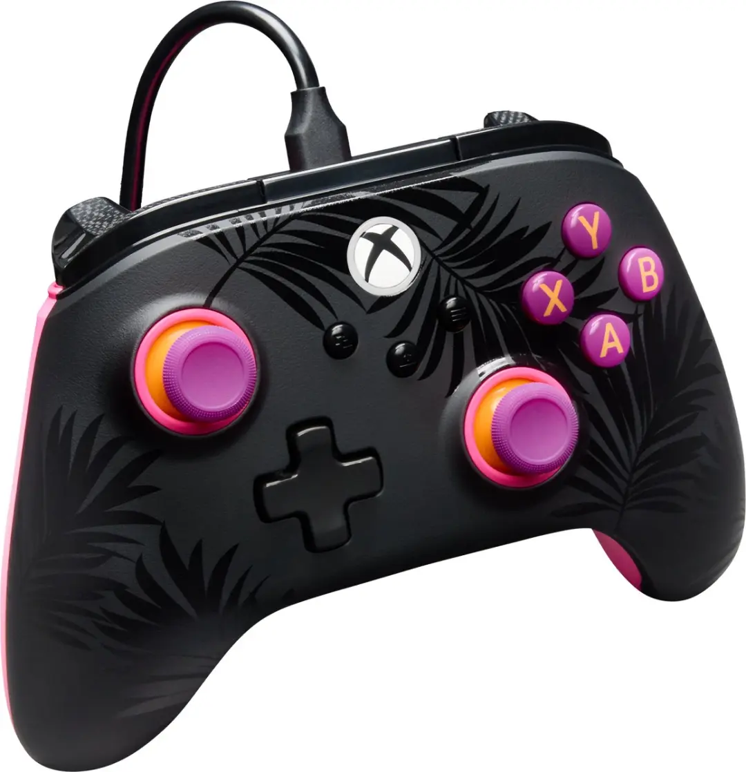 POWERA Advantage Controller XBGP0567 Xbox Series X|S - 16 Knoppen - 3m USB-kabel - Moonlit Palms