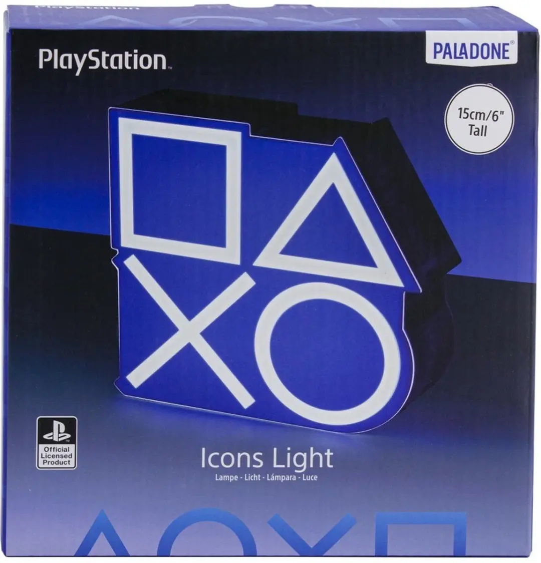 Paladone PlayStation Icons Box Light - 3x AAA - Wit licht