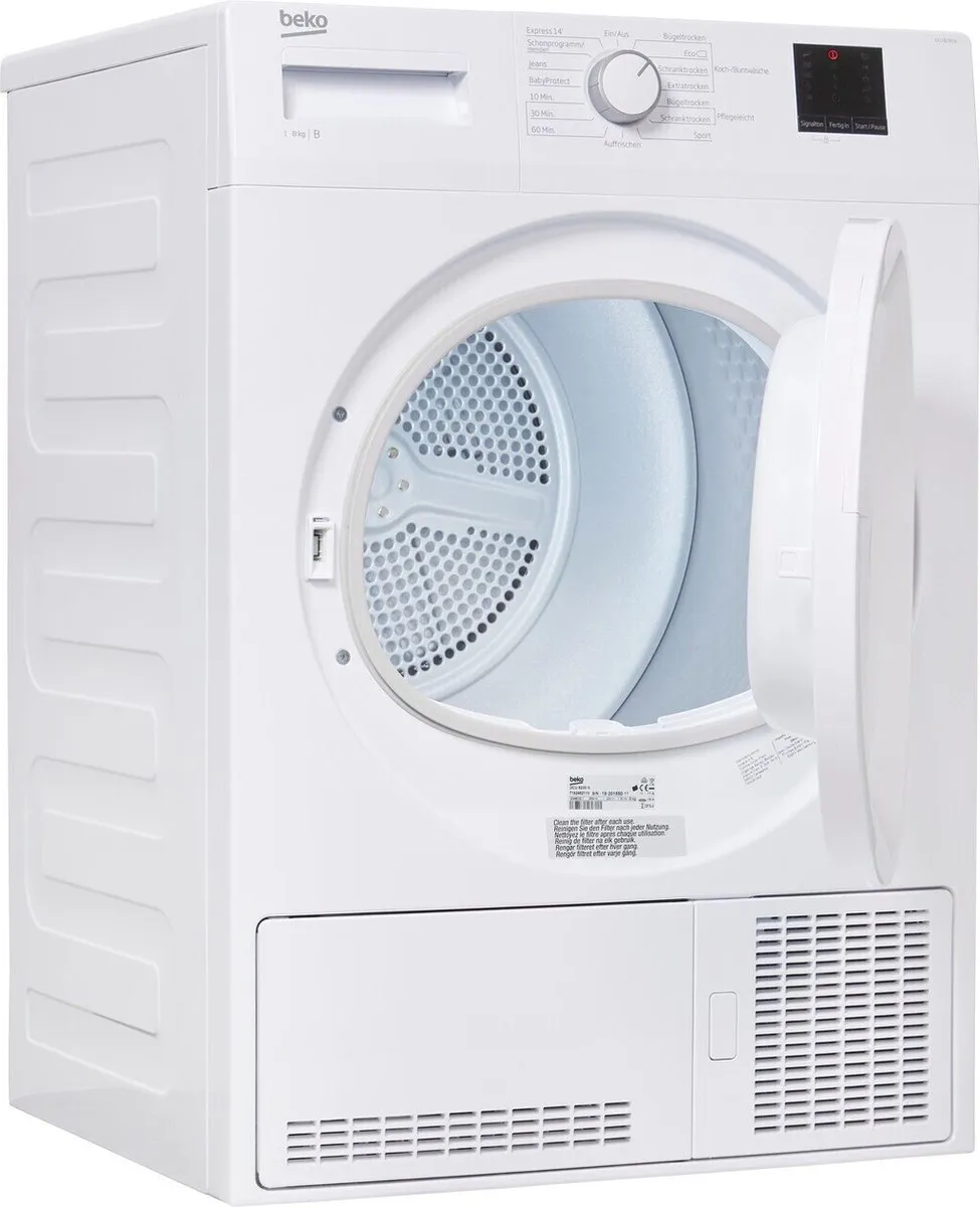 Beko DCU 8230N Condensdroger 8 kg - Wit