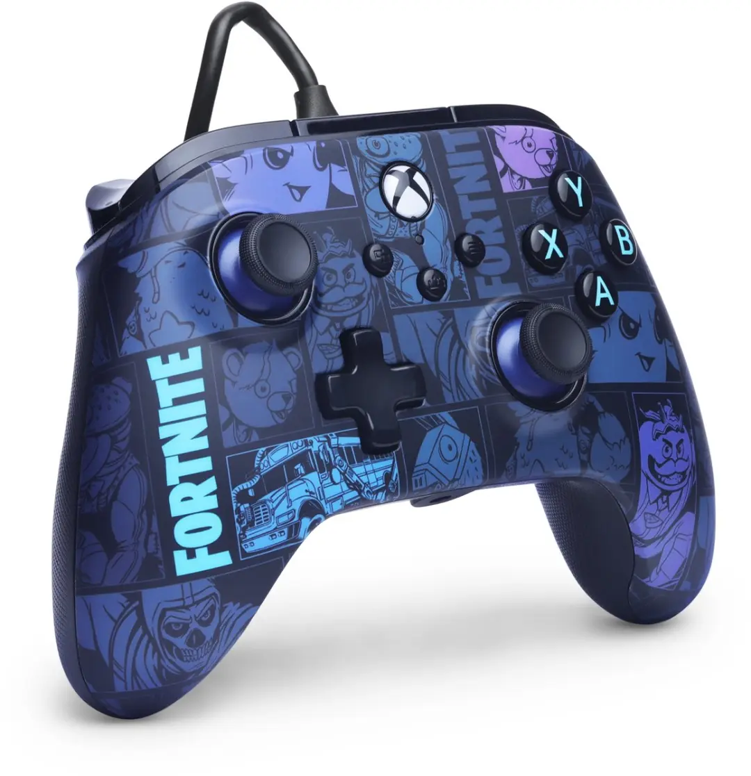 POWERA XBGP0437 Bedrade Controller Xbox Series X|S - 16 Knoppen - 3m Kabel - Zwart/Blauw