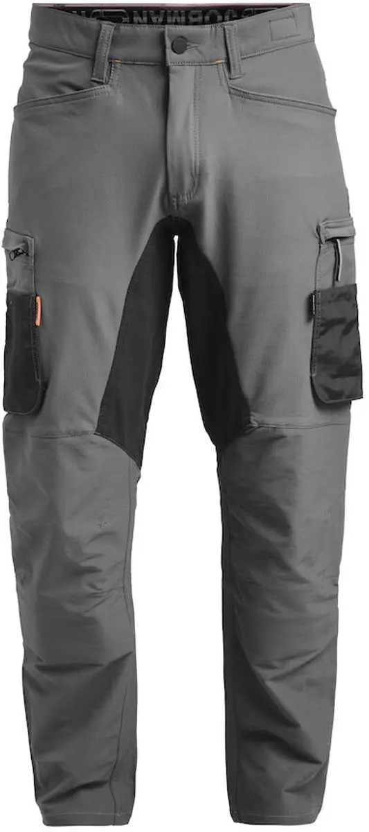 Jobman 2194 Service Stretch Broek 65219418 - Donkergrijs/Zwart - Maat 148