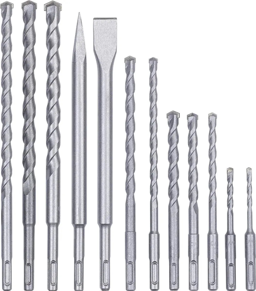 KWB 240290 Beitelset SDS-Plus 12-delig