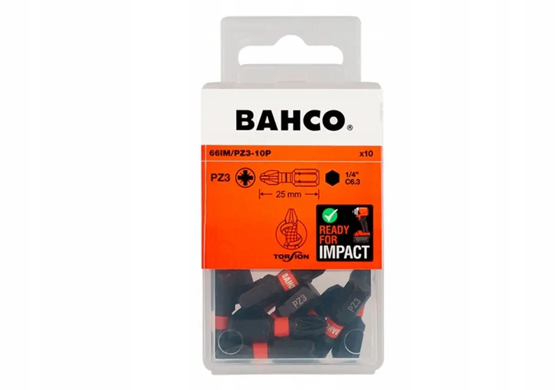 Bahco PZ3 Slagmoerbitset 25mm 1/4"