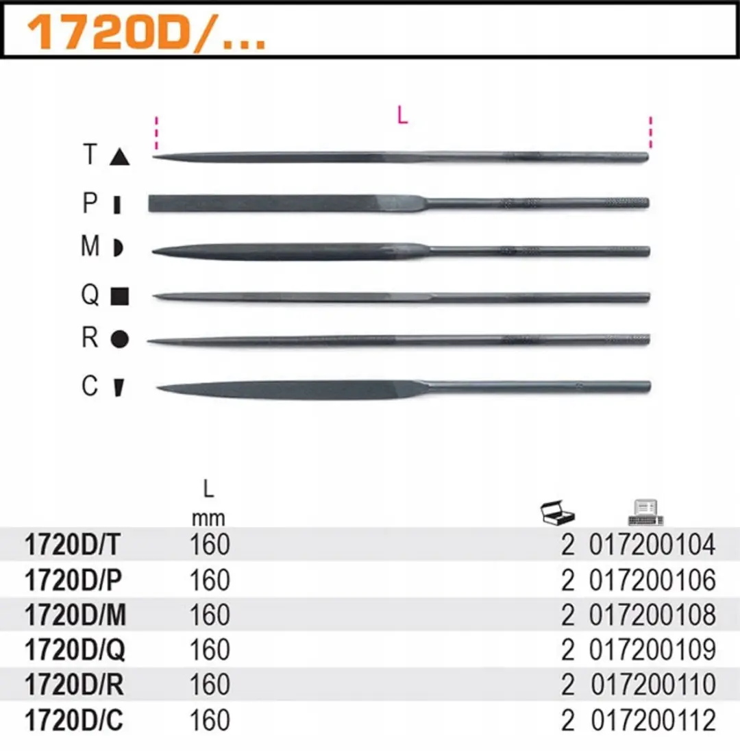 Beta Diamant Naaldvijl 160mm