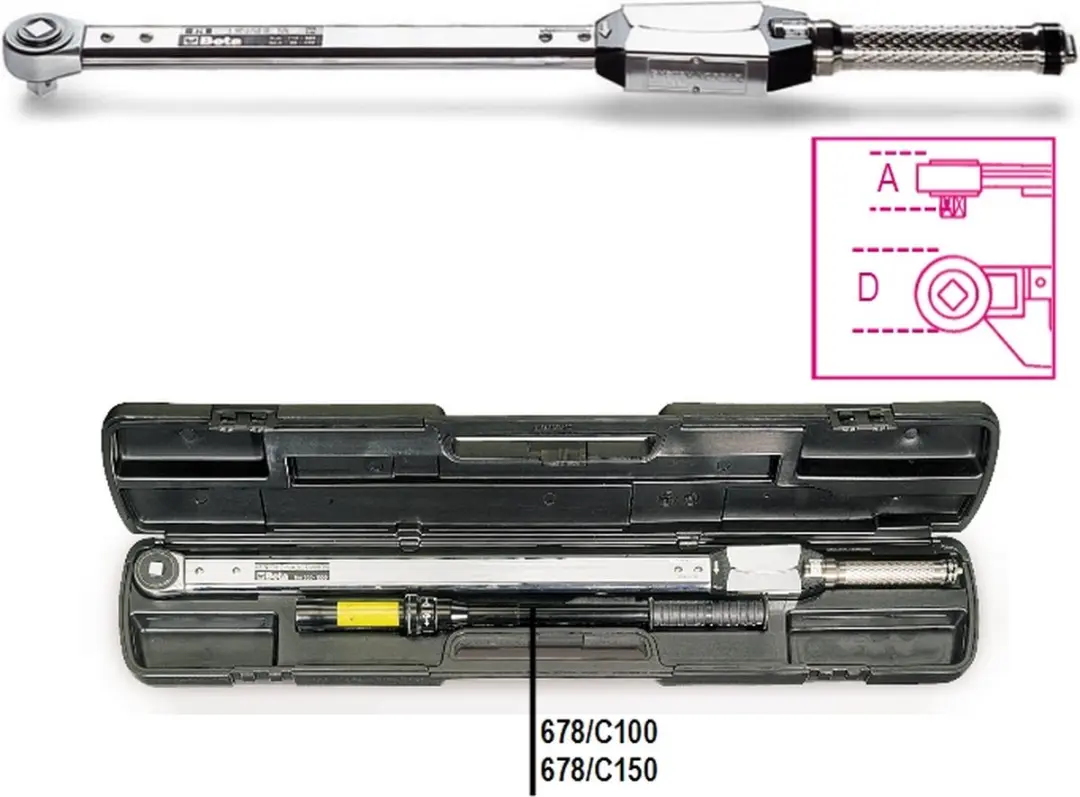 Beta Momentsleutel 678/C65 130-650 Nm