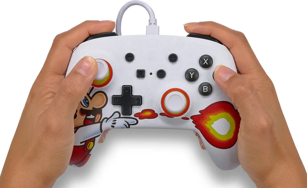 PowerA Geavanceerde Bedrade Controller 1526549-01 - Firefall Mario