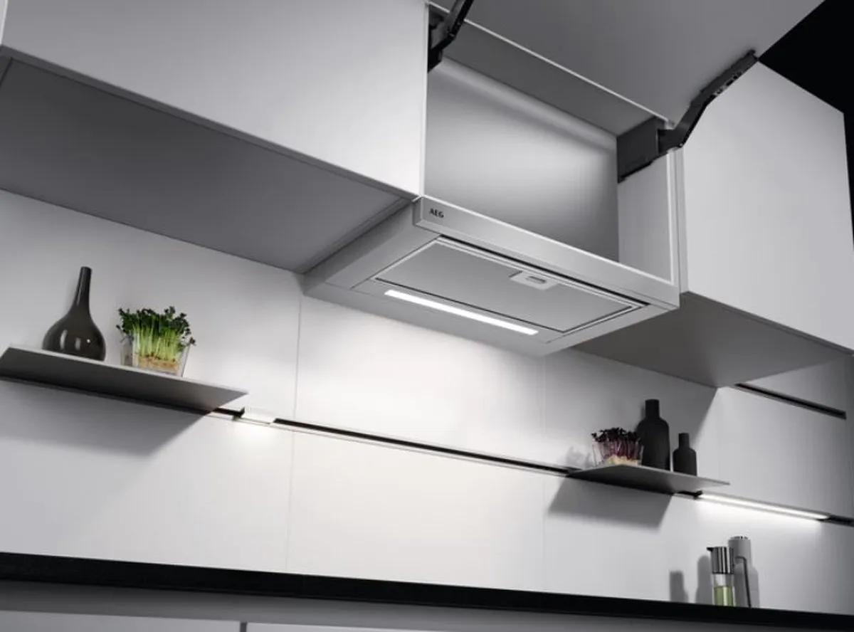AEG DPB3640M Semi-inbouw Afzuigkap 440m³/u - Grijs - afbeelding 6 van 6