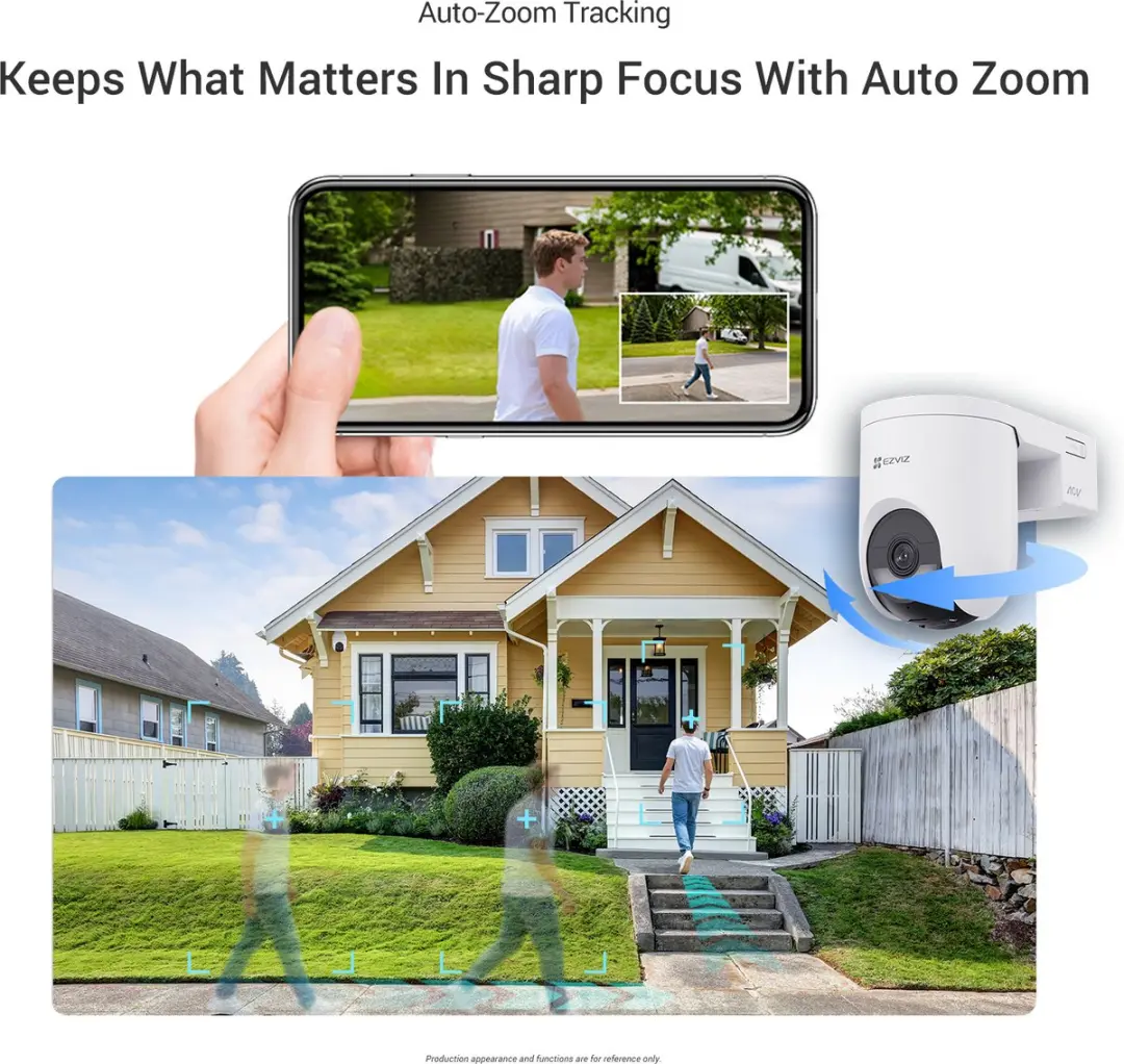 EZVIZ HB8 Lite 3K+ Beveiligingscamera - Wifi Buitencamera - Wit