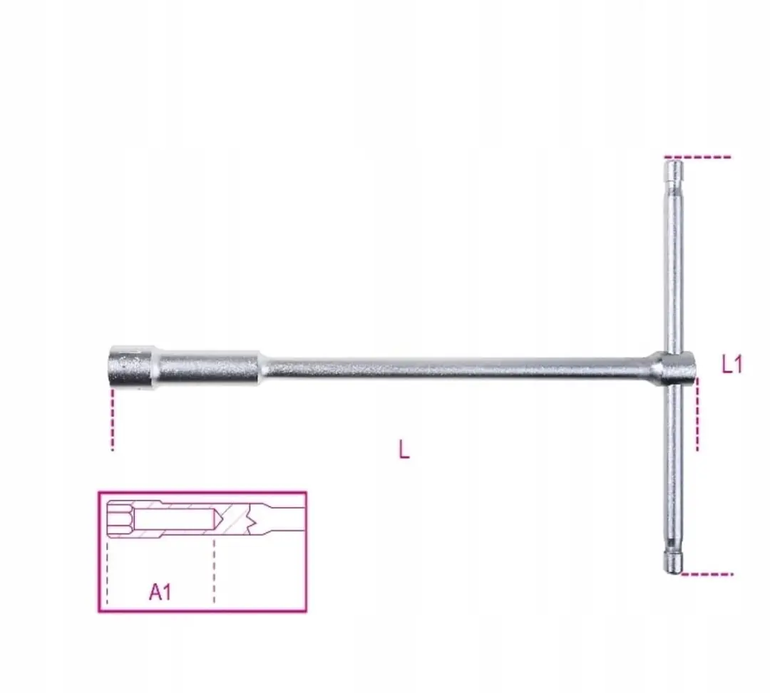 Beta Dopsleutel 8mm T-Handvat