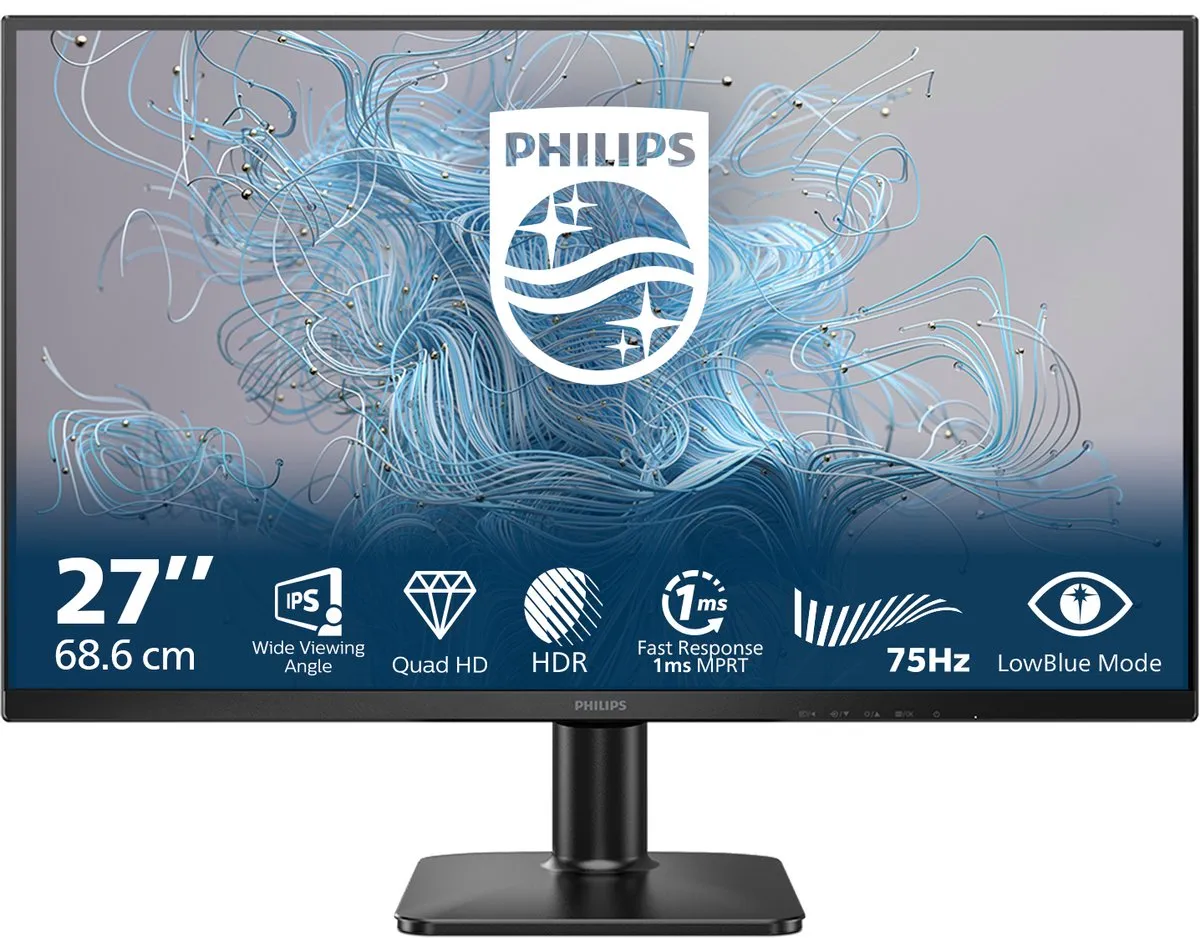 Philips 27E2N1500L Monitor - 27" QHD IPS - 75Hz