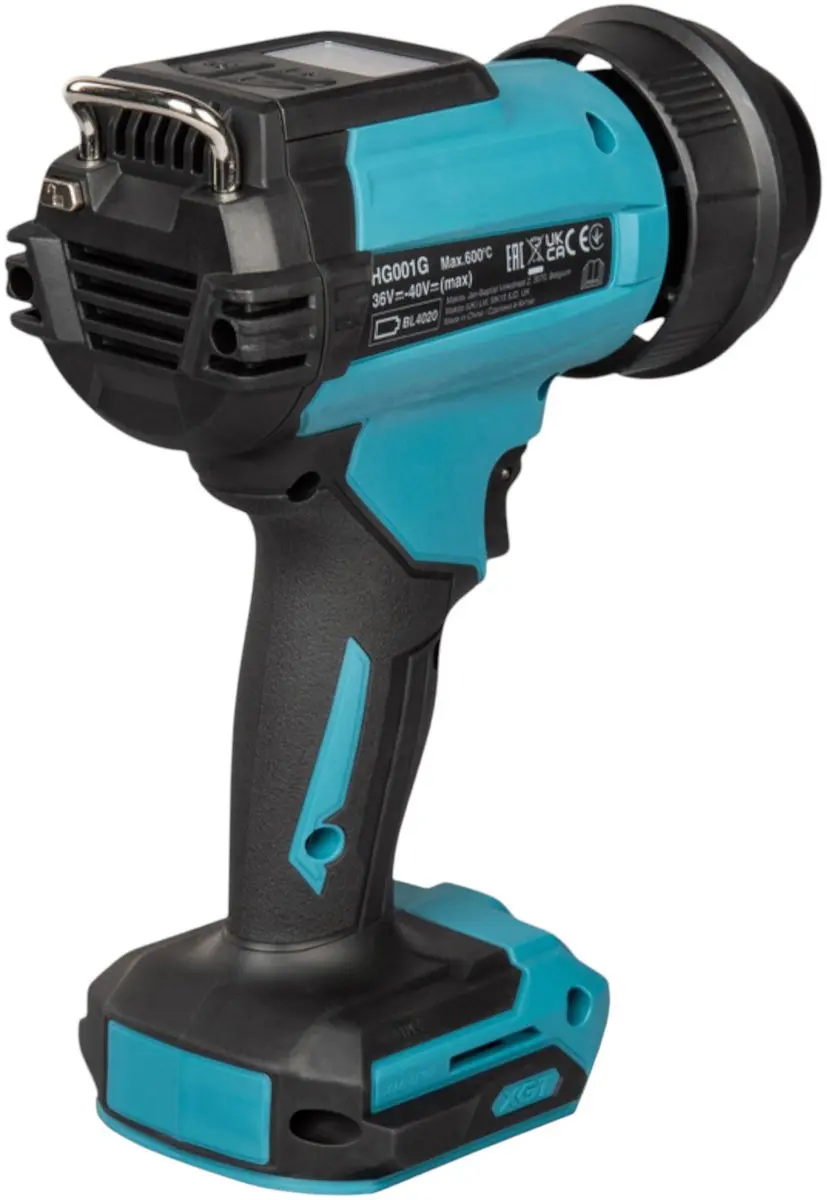 Makita HG 001 GZ01 Accu-Heteluchtpistool 40V - 600°C - afbeelding 4 van 5