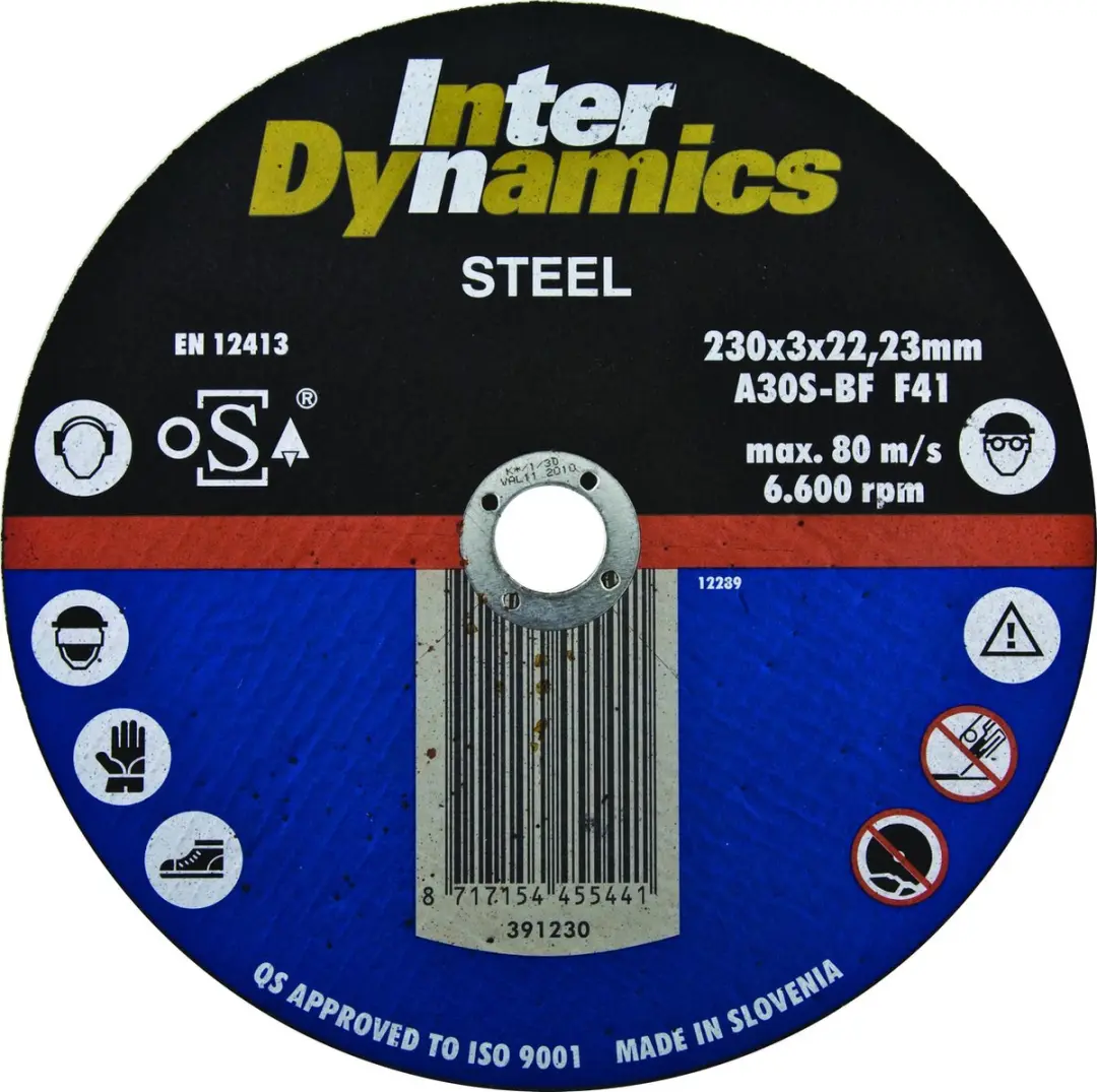 InterDynamics Diamantdoorslijpschijf 391115 115mm