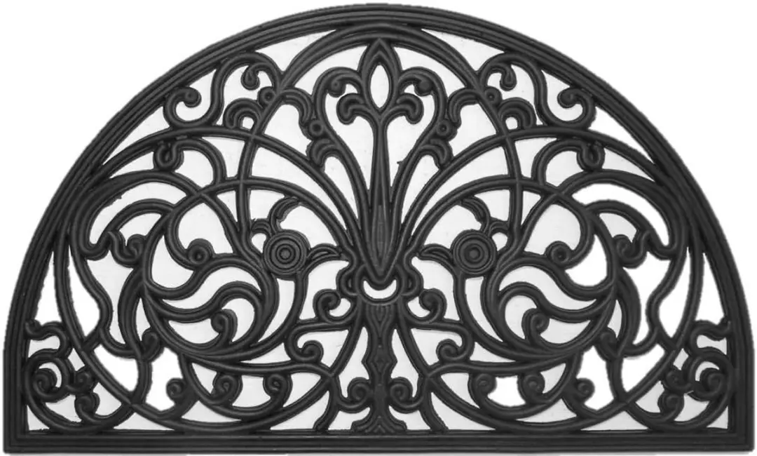 Hamat Deurmat Welcome Rubber 75x45cm - Zwart
