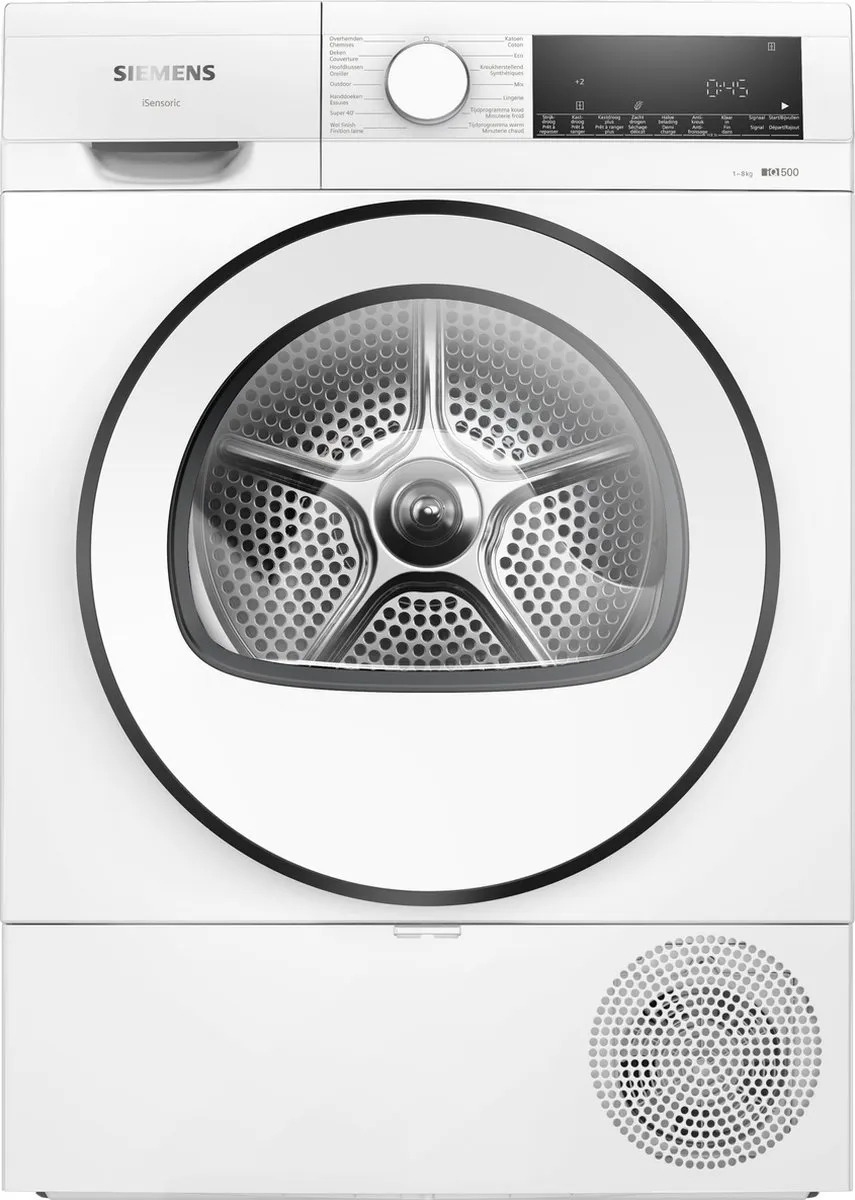 Siemens iQ500 WQ32G10AFG Warmtepompdroger 8 kg