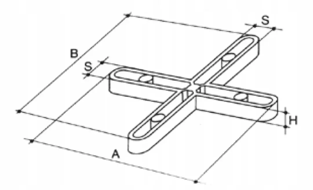 Raimondi Distantie Kruisjes 1,5mm - 200 Stuks