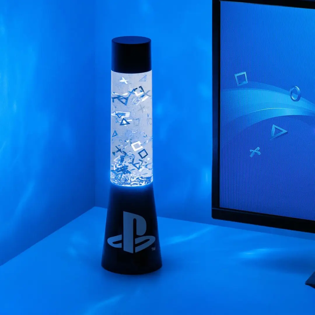 Paladone PlayStation Glitter Liquid Flow Lamp