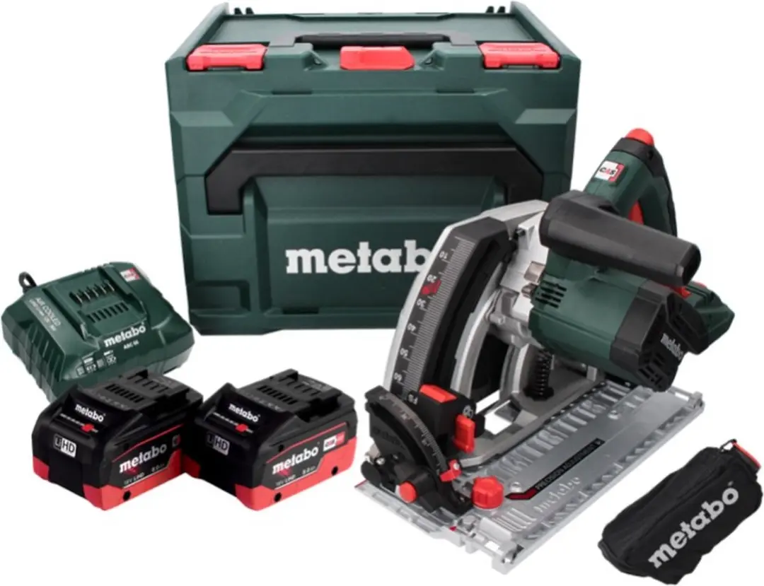 Metabo KT 18 LTX 66 BL Invalcirkelzaag 165mm - 2x 8.0Ah Accu + Lader