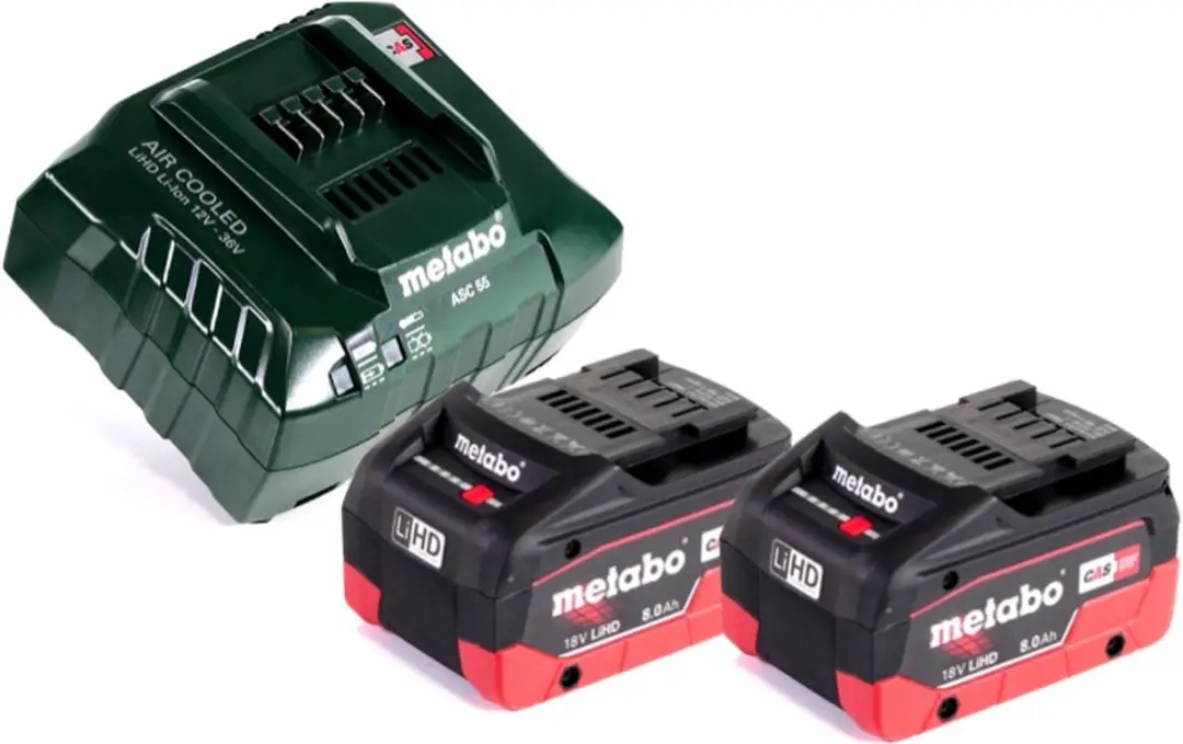 Metabo KT 18 LTX 66 BL Invalcirkelzaag 165mm - 2x 8.0Ah Accu + Lader