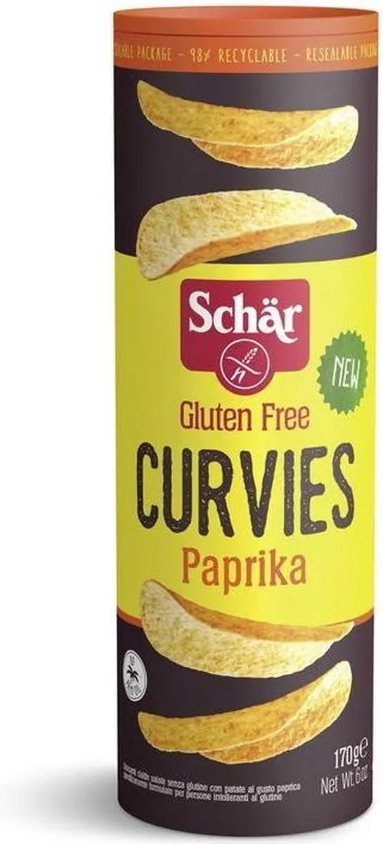 Schar Curvies Paprika Glutenvrij 170g