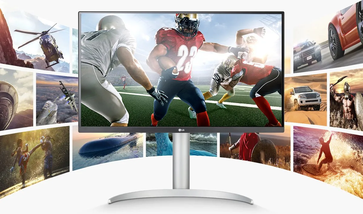 LG 27UP650-W 4K IPS Monitor 27 inch