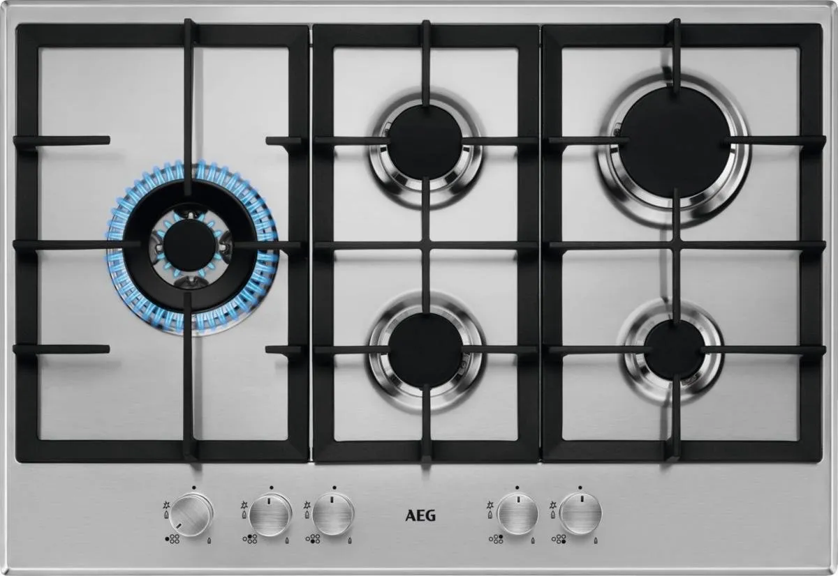 AEG HGB75500SM Gaskookplaat 5 Zones