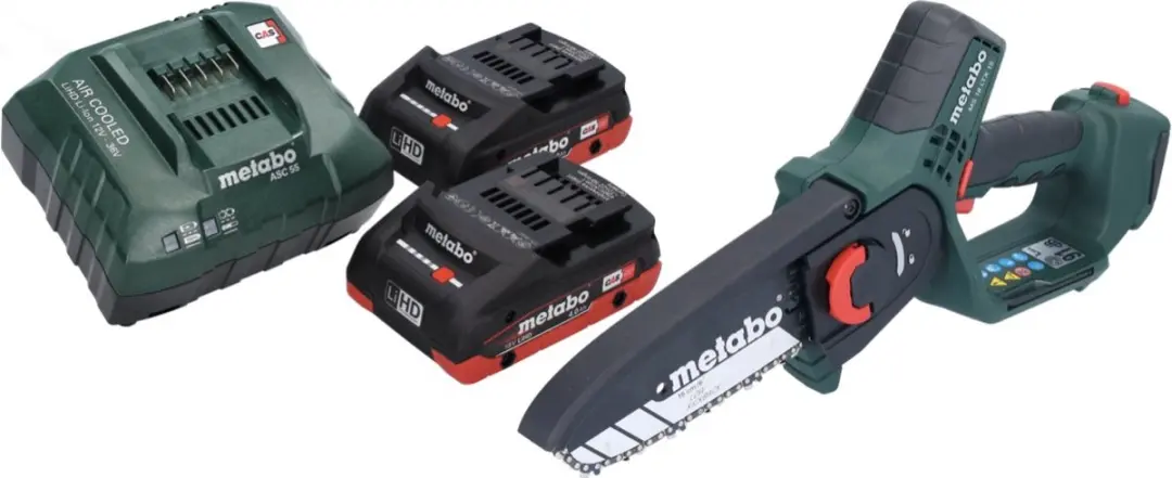 Metabo MS 18 LTX 15 Accu-Houtzaag - 18V - 15cm - 2x 4,0Ah + Oplader - afbeelding 2 van 6