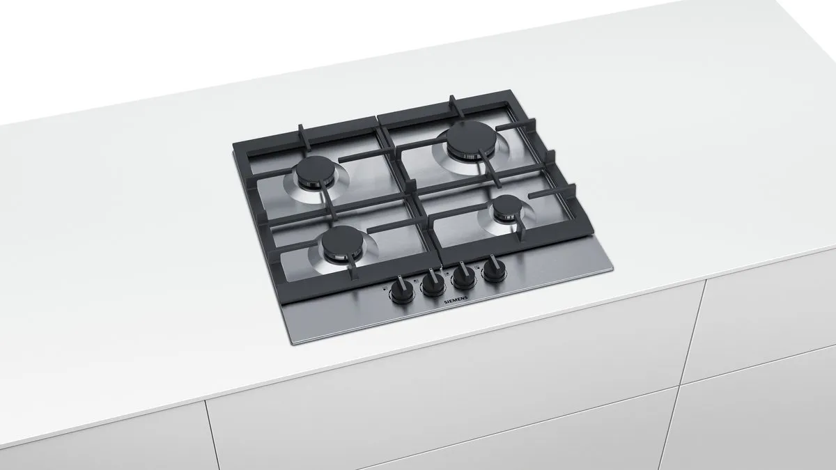 Siemens iQ500 EC6A5PC90N Gaskookplaat 60cm - 4 Zones - Roestvrijstaal