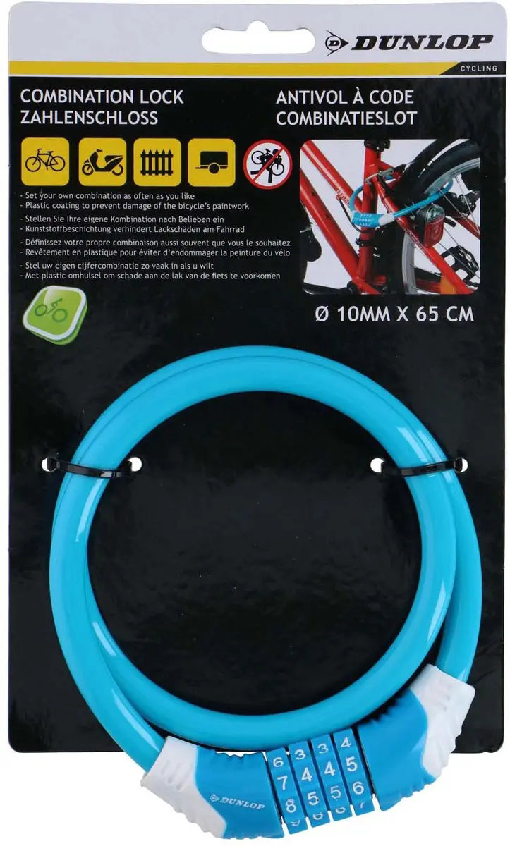 Dunlop Cable 65cm Hangslot - afbeelding 6 van 6